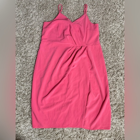 Lane Bryant Pleated Dress, Pink, Size 22 - Picture 2 of 11